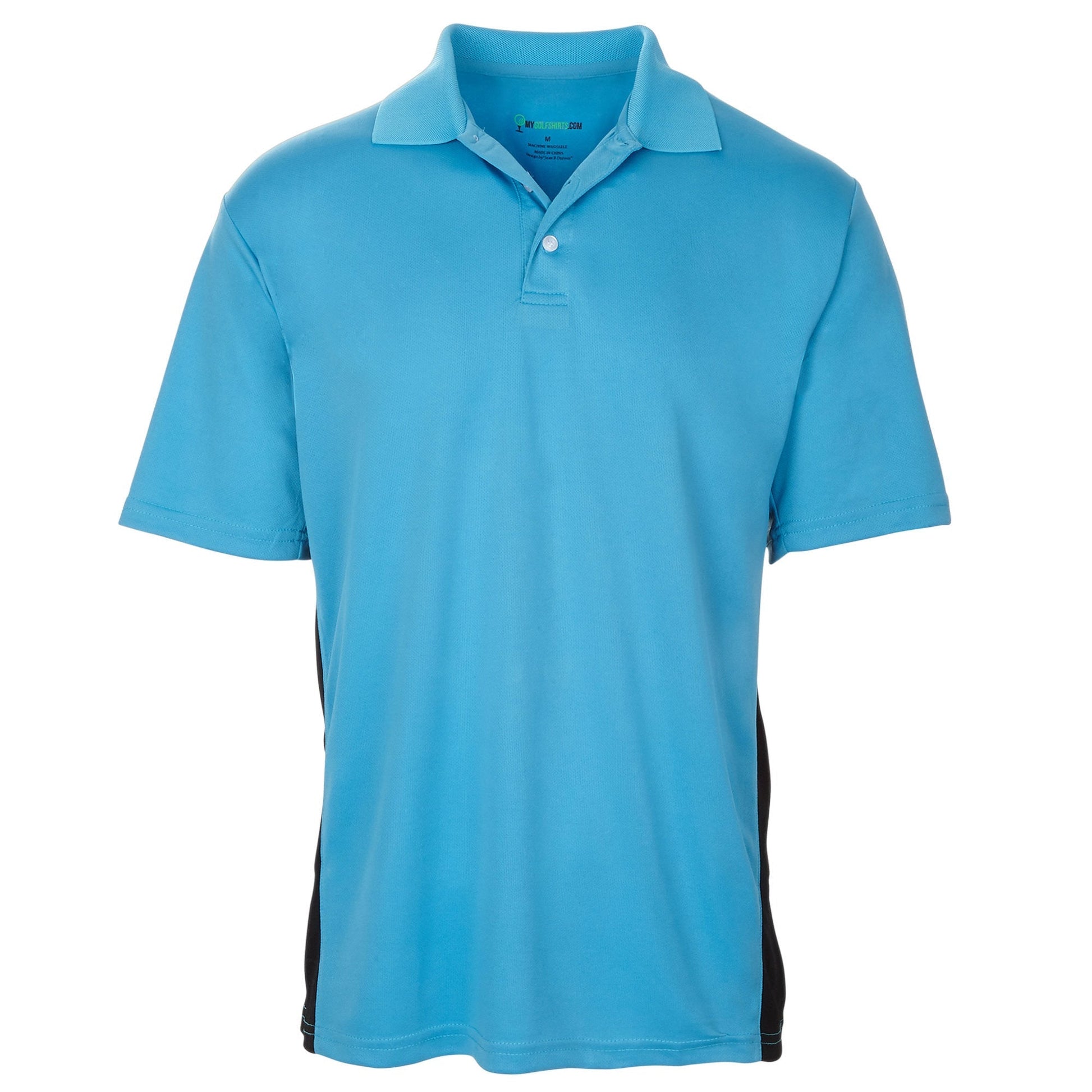Dri-FIT Golf Shirts - Men’s Bold Torso Contrasts - Standard Fit  6522 - My Golf Shirts