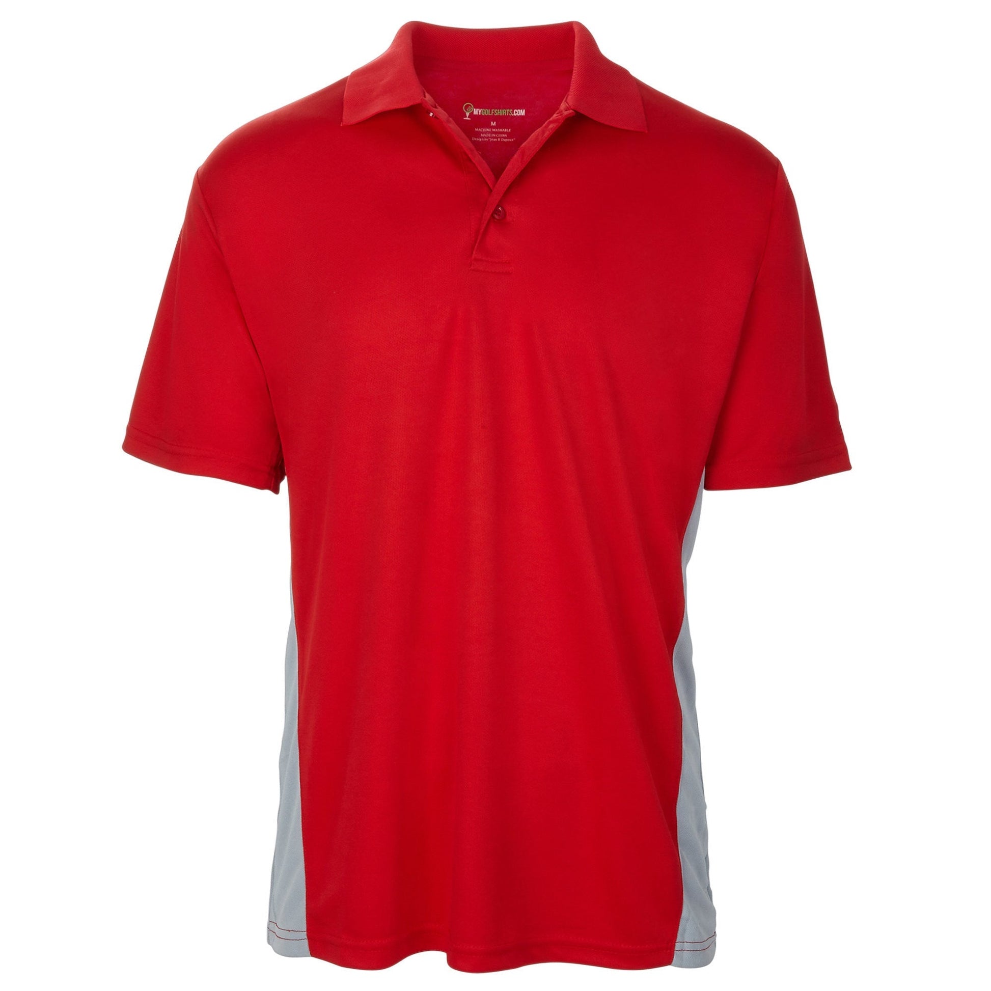Dri-FIT Golf Shirts - Men’s Bold Torso Contrasts - Standard Fit  6522 - My Golf Shirts