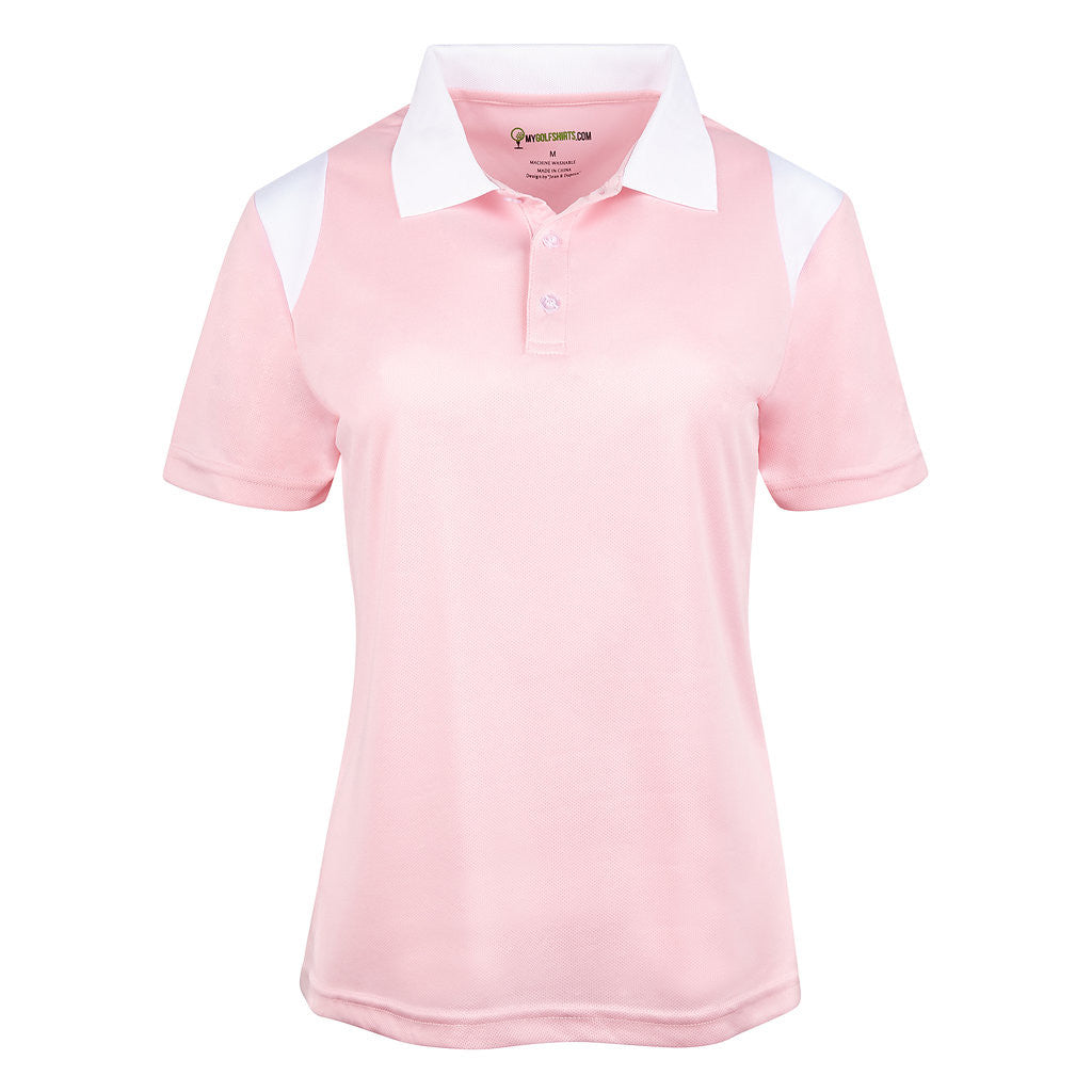 Dri-FIT Golf Shirts - womens pink golf shirts - mygolfshirts.com
