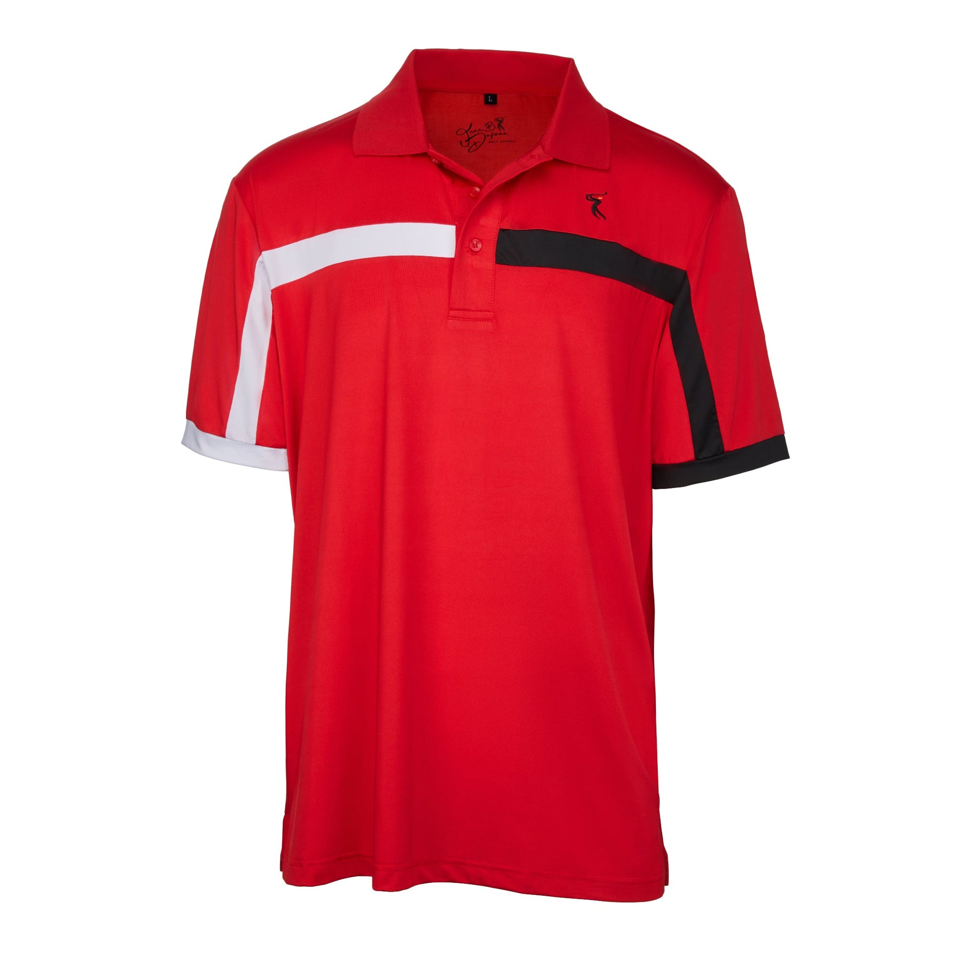 Dri-Fit French Golf Shirt- Men's Bold Two Colored Stripe  6945 - My Golf Shirts