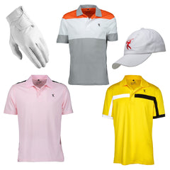 Pack of 3 - DRI-FIT GOLF SHIRT'S COMBO FOR MEN (Get Leather Glove + Hat For FREE!!!) - My Golf Shirts