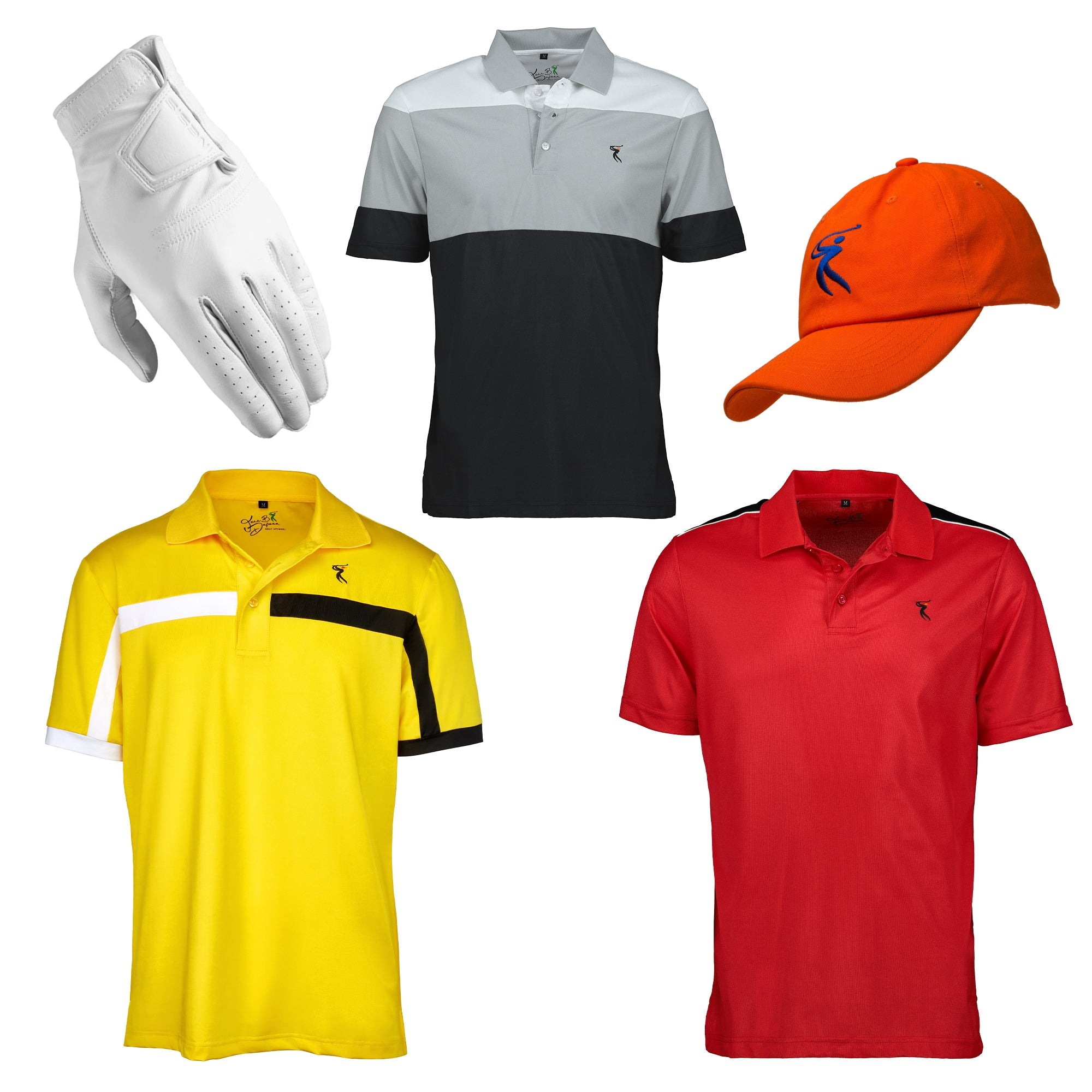 Pack of 3 - MEN'S DRI-FIT GOLF SHIRT COMBO (Get Leather Glove + Hat For FREE !!!)