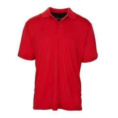 Dri-FIT Golf Shirts - Men’s Stylish Two-Sided - Standard Fit 6517 Short Sleeve Golf Shirt mygolfshirts Small RED/BLACK 100 % POLYESTER, DRI-FIT