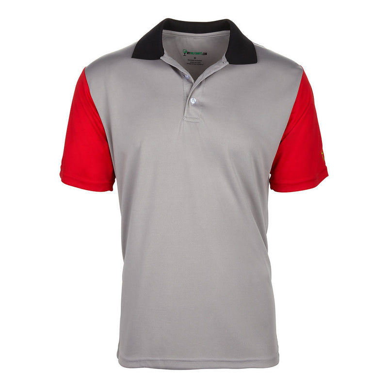 Dri-FIT Golf Shirts - Men’s Three-Color Pattern Standard Fit Short Sleeve Wild  Golf Shirt