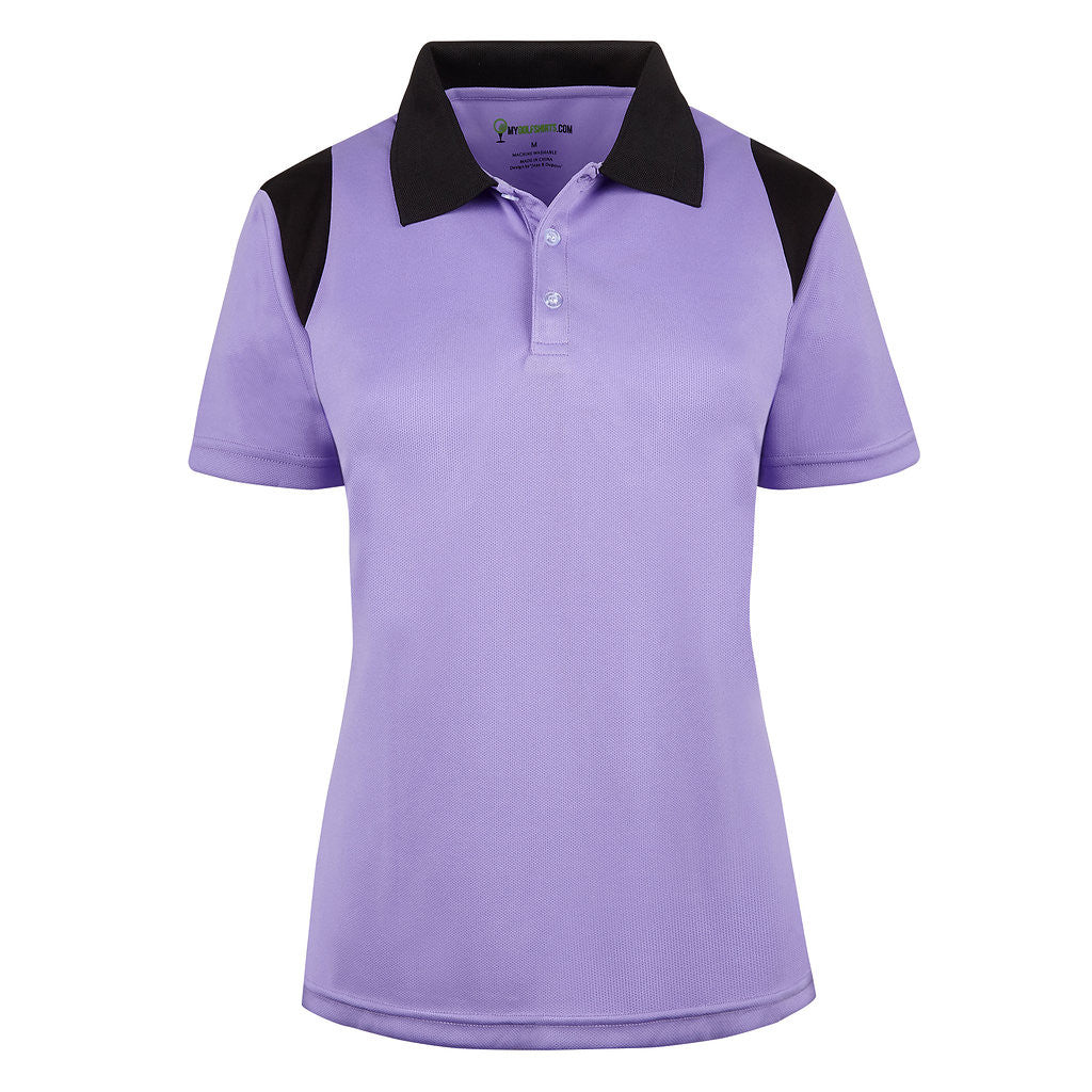Dri-FIT Golf Shirts - Purple women's golf shirts- mygolfshirts.com