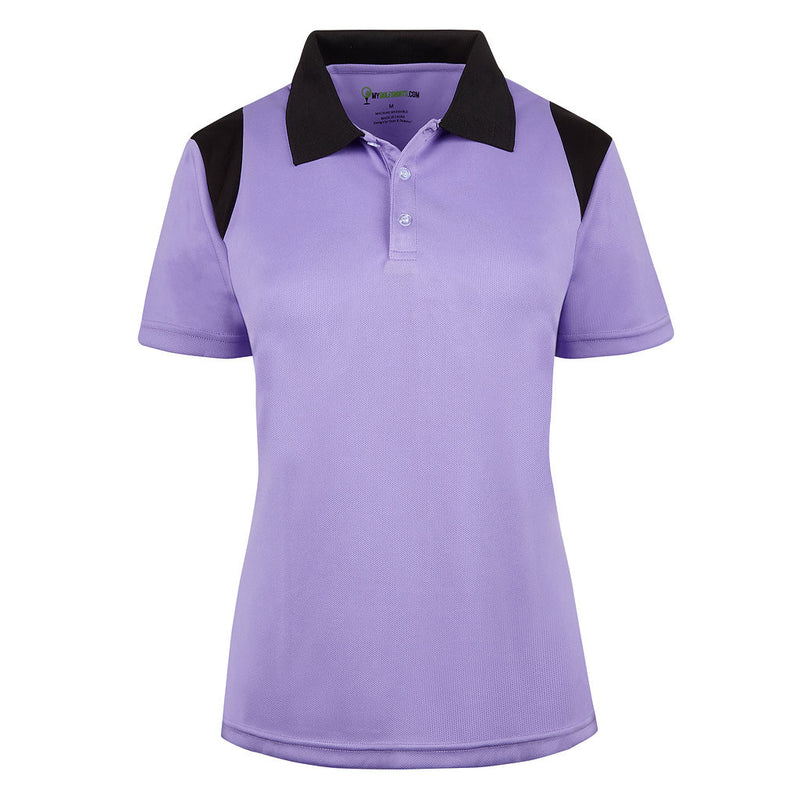 Dri-FIT Golf Shirts - Purple women's golf shirts- mygolfshirts.com