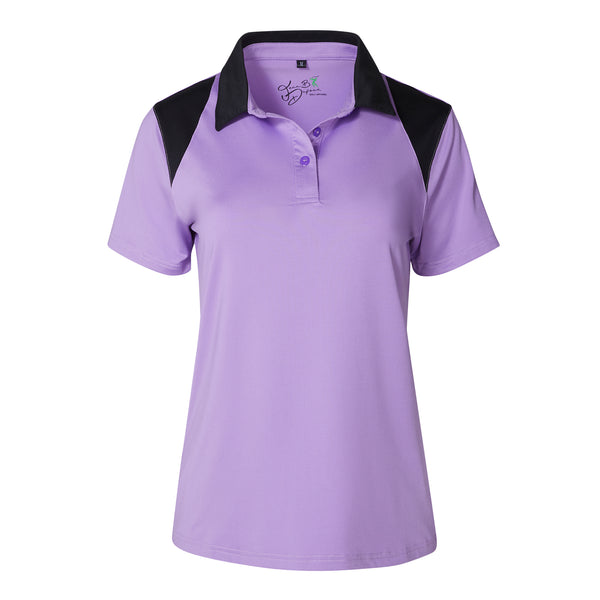 Short Sleeve Women Golf Shirts with Free Golf Hat | 88% Polyester and 12% Spandex Shirts for Women - Style 6651B - My Golf Shirts