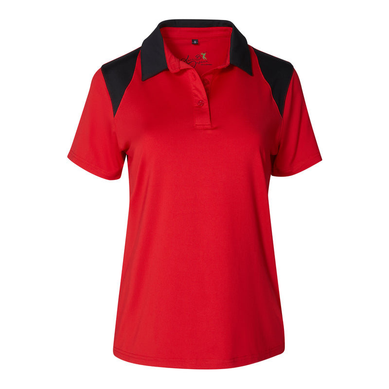 Short Sleeve Women Golf Shirts with Free Golf Hat | 88% Polyester and 12% Spandex Shirts for Women - Style 6651B - My Golf Shirts