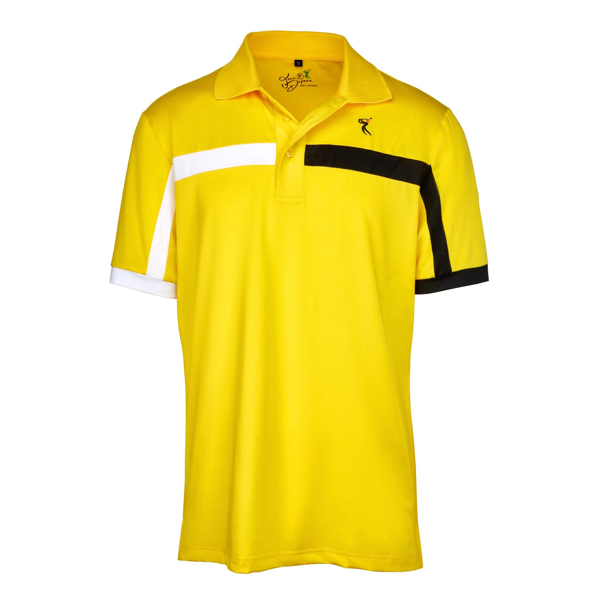 Dri-Fit French Golf Shirt- Men's Bold Two Colored Stripe  6945 - My Golf Shirts
