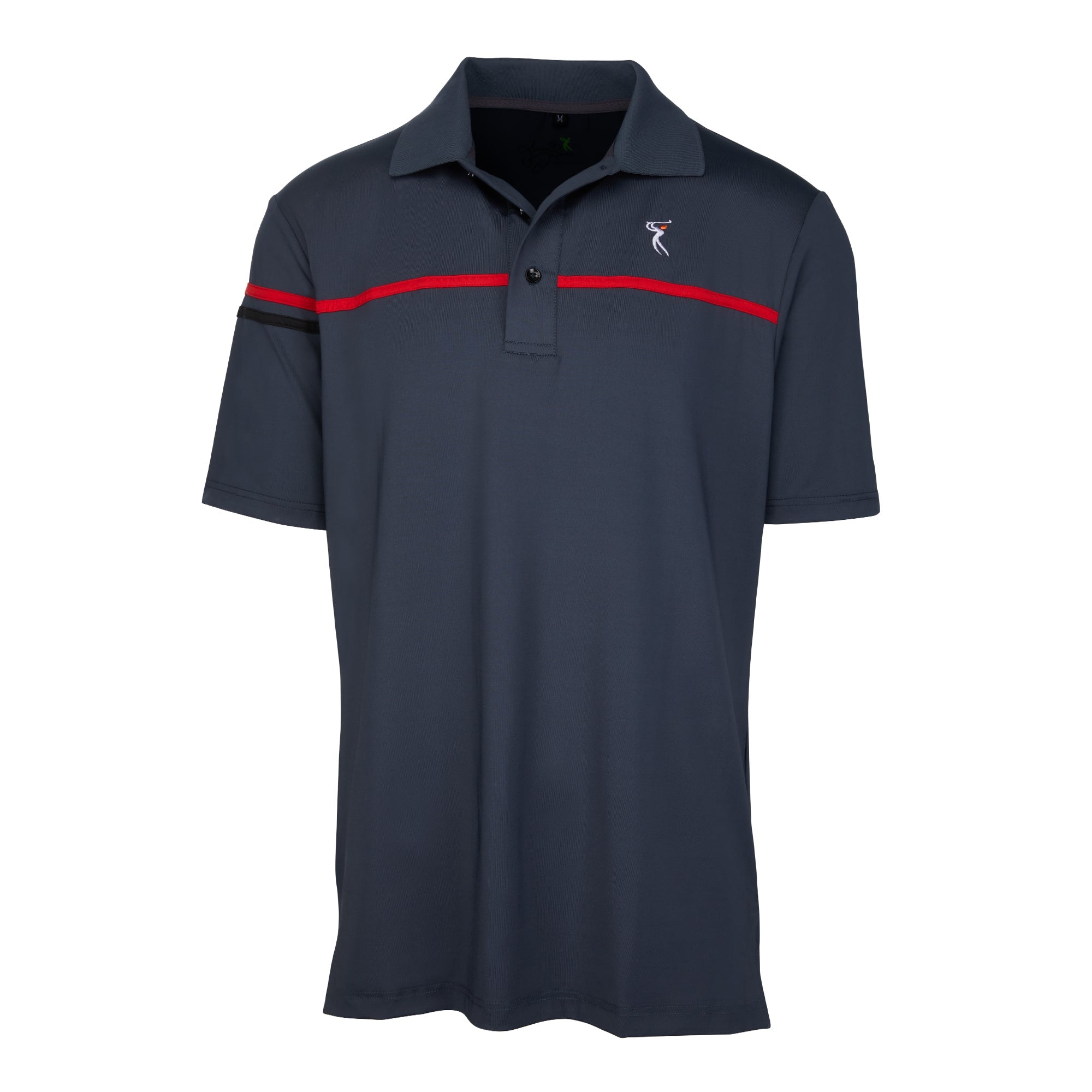 Dri-Fit Golf Shirt- Men's Bold Two Coloured Line Spandex 6965 - My Golf Shirts