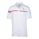 Dri-Fit Golf Shirt- Men's Bold Two Coloured Line Spandex 6965 - My Golf Shirts