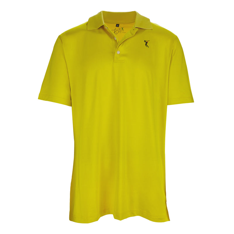 Unique Yellow Golf Shirt For Men's 